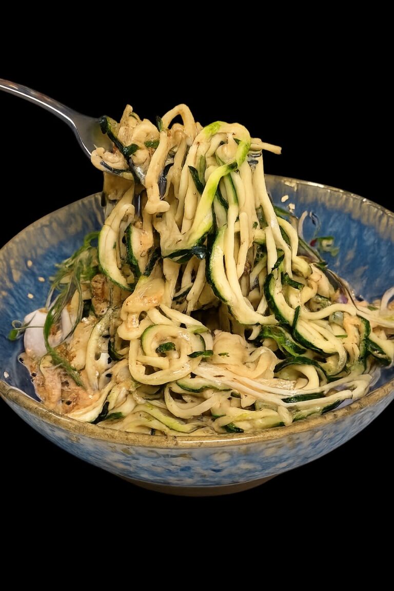fideos de calabacin